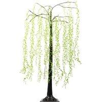 Gardenwize 1.5m Solar Willow Tree Lights - 120 LED Garden Feature Light in Green