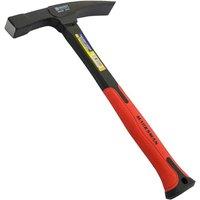 BARGAINS-GALORE 24oz Masons Hammer Brick Masonry Builders Hand Tool Strong Handle Grip