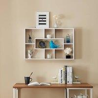 SPOT ON DEALZ Multi-Compartment Wall Shelf in White | Size: 1 Pack