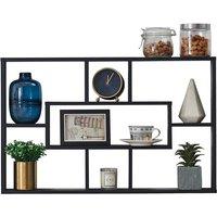 SPOT ON DEALZ Multi-Compartment Wall Shelf in Black | Size: 1 Pack