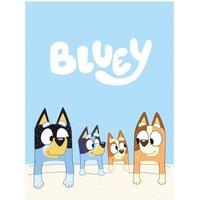Bluey Cotton Beach Towel in Blue