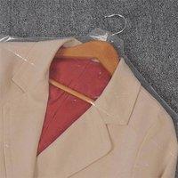 Nordara 50pcs Waterproof Dust Cover Garment Bags for Suits/Coats Storage in Clear