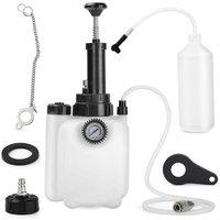 SPETLEK 3L Brake Clutch Fluid Pressure Bleeder Kit with Bottle in White