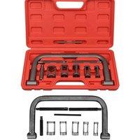 Nordara 10pcs Valve Spring Compressor Tool Kit For Car Van Motorcycle in Red