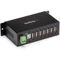 StarTech.com 7-port Usb 2.0 Industrial Hub With Esd Protection in Black