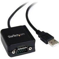 StarTech.com 8.3ft Ftdi Usb To Serial Rs232 Adapter Cable in Black