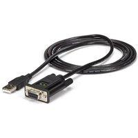 StarTech.com Usb To Serial Rs232 Null Modem Adapter Cable in Black