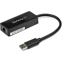 StarTech.com Usb 3.0 To Gigabit Ethernet Adapter Nic W/ Usb Port - Black