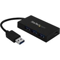 StarTech 4-port Usb 3.0 Hub With Usb-c & Usb-a Ports in Black