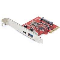StarTech 2-port 10gbps Usb-a & Usb-c Pcie Card in Red