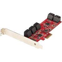 StarTech.com 10-port Sata Expansion Card in Red