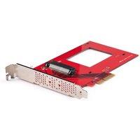StarTech.com U.3 To Pcie Adapter Card in Red