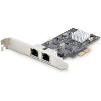 StarTech.com Dual-port 2.5gbps Pcie Network Card With Intel I225-v in Black