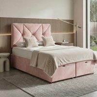 DS Living Eclipse Pink Ottoman Bed | Size: King