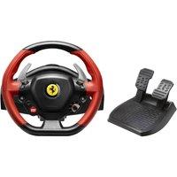 ThrustMaster Ferrari 458 Spider Black, Red Usb Steering Wheel + Pedals Xbox One in Black