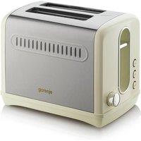 Gorenje 2 Slice Toaster 1100 W in Cream
