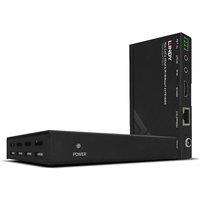 Lindy 70m Cat.6 Hdmi 4k30 Ir & Rs-232 Hdbaset Extender in Black