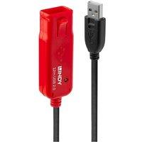 Lindy 12m Usb 2.0 Active Extension Pro in Black