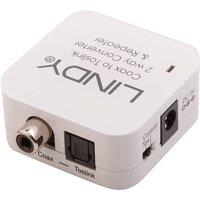 Lindy Toslink & Coaxial Bi-directional Converter in White