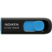 Adata Uv128 Usb Flash Drive 256gb in Black