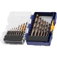 IRWIN HSS Cobalt Drill Bit Set, 15 Piece in Brown