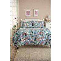 Deyongs Floral Mosaic Soft Cotton Duvet Set in Printed Design | Size: King