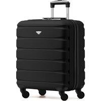 Flight Knight 56x45x25cm EasyJet (Paid), BA & Jet2 Large Hard Cabin Carryon Suitcase in True Black