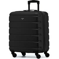 Flight Knight 56x45x25cm EasyJet (Paid), BA & Jet2 Large Hard Cabin Carryon Suitcase in Jet Black