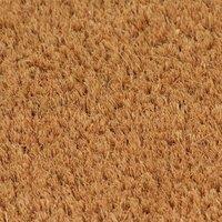 Berkfield Home Durable Door Mats 5 pcs Natural 40x60 cm Tufted Coir in Brown