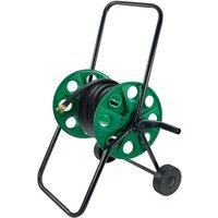 VOGREX Portable 60M Garden Hose Reel Trolley Water Pipe Cart in Green