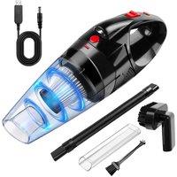 Nordara Mini Cordless Car Handheld Vacuum USB Rechargeable in Black