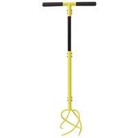 Nordara Garden Claw Weeder Cultivator Soil Weeding Tool in Yellow