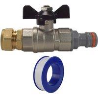 Havendro Garden Watering 15mm Copper Waterpipe To Garden Hose