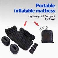 Nordara Inflatable Car Air Bed Travel Camping in Black