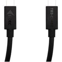 i-tec Thunderbolt 3 Class Cable, 40 Gbps, 100w Power Delivery in Black