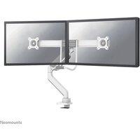 Neomounts Dual Monitor Arm Gas Spring 180 Stop in White