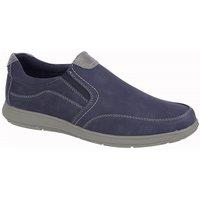 Scimitar Men's Twin Gusset Casual Shoe in Navy | Size: 7