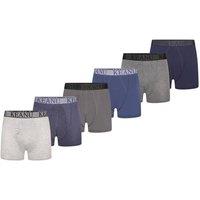 Keanu Men's Plain Boxer Shorts (Pack of 6) | Size: XL