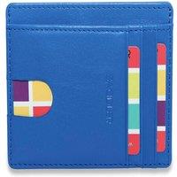 SADDLER Women's 'Stella' Slim Gift Boxed Handmade Leather Card Holder in Blue