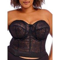 Goddess Women's Lace Bridal Bustier in Black | Size: 44B