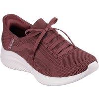 Skechers Women's Ultra Flex 3.0 Brilliant Path Trainers in Burgundy | Size: 5