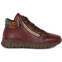 Rieker Women's 'Oxbridge' Ankle Boots in Wine | Size: 6.5