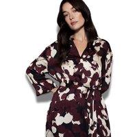 Celtic & Co Women's Drape Dress in Burgundy | Size: 10