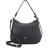 Paul Costelloe Women's Lovisa Leather Shoulder Bag in Jet Black