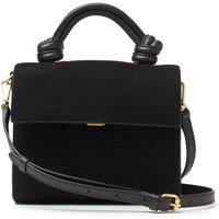 Clarks Women's Roslyn Ritzy Black Suede Clutch Bag, Shoulder Bag, Cross Body Bag