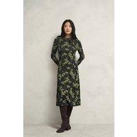 Hobbs London Women's Alison Jersey Dress in Dark Navy | Size: 6