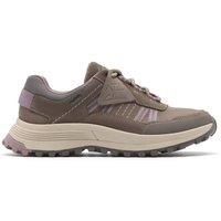 Clarks Women's ATL Trek Shoe GORE-TEX Light Grey Combination Walking | Size: 4-Standard Fit