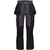 Regatta Professional Men's Softshell Stretch Work Trousers in Black | Size: 46S
