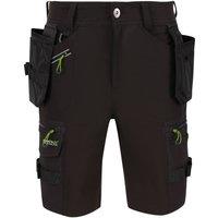 Regatta Professional Men's Detachable Holster Pocket Shorts in True Black | Size: 33R