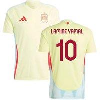 Spain Men's Mens 2024 - 2025 Away Shirt - Lamine Yamal 10 in Yellow | Size: Medium